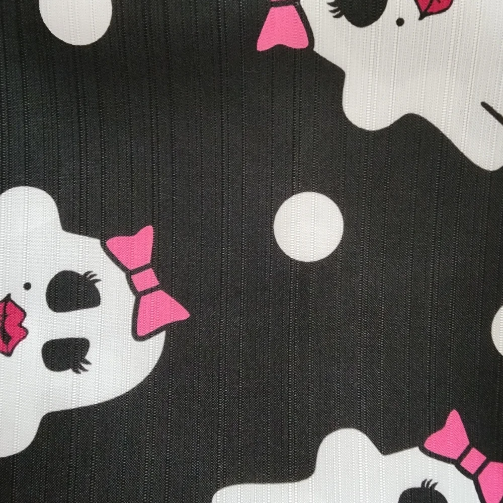 NWT Betsey Johnson Black and White Ghost Shower Curtain/ PERFECT FOR HALLOWEEN👻